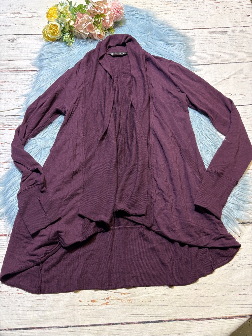 Athleta Pranayama Restore Open Front Cardigan Sweater sz XS